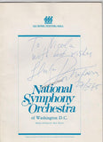 Rostropovich, Mstislav - Mutter, Anne-Sophie - Signed Program 1985