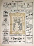 Royal Opera House at Covent Garden, London - Collection of 37 Opera Programs 1900-1940
