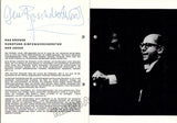 Rozhdestvensky, Gennady - Signed Program Kassel 1971