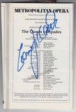 Rysanek, Leonie - Set of Signed Program and Signed Libretto Pique Dame Metropolitan Opera, New York 1996
