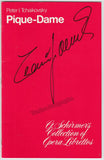 Rysanek, Leonie - Set of Signed Program and Signed Libretto Pique Dame Metropolitan Opera, New York 1996