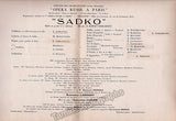 Sadko and Ruslan & Ludmila - Set of 2 Programs Opera Russe in Paris 1930