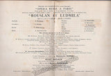 Sadko and Ruslan & Ludmila - Set of 2 Programs Opera Russe in Paris 1930