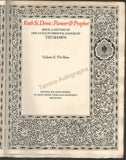 Saint Denis, Ruth - Shawn, Ted - Signed Books "Ruth St. Denis: Pioneer and Profet" 1920
