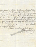 Salvatori, Celestino - Autograph Letter Signed 1835
