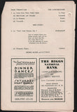 Salvi, Alberto - Otero, Emma - Johnson, Edward - Signed Program Washington 1930