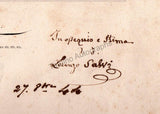 Salvi, Lorenzo - Autographed Print Portrait 1844