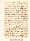 Salvi, Matteo - Autograph Letter Signed