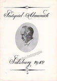 Salzburg Festival 1942 - Festival Almanachs - Programs - Plans Lot