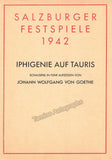 Salzburg Festival 1942 - Festival Almanachs - Programs - Plans Lot