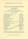 Salzburg Festival 1942 - Festival Almanachs - Programs - Plans Lot