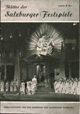 Salzburg Festival Official Prospectus 1947-1949-1952