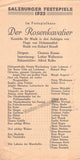 Salzburg Festival - Program Lot 1930-32