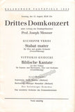 Salzburg Festival - Program Lot 1934