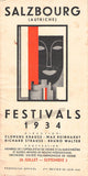 Salzburg Festival - Program Lot 1934