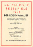 Salzburg Festival - Program Lot 1941