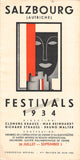 Salzburg Festival Spielplan Lot 1933-1943
