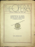 San Francisco War Memorial Opera House - Inaugural Night Program 1932