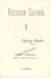 Sandor, Gyorgy - Signed Program Havana 1948