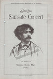 Sarasate, Pablo - Concert Program Liegnitz 1889