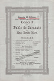 Sarasate, Pablo - Concert Program Liegnitz 1889
