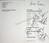 Sawallisch, Wolfgang & Others - Signed Program Don Giovanni 1988