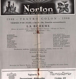 Sayao, Bidu - Kiepura, Jan - Eggerth, Marta - Signed Program La Boheme Teatro Colon 1940