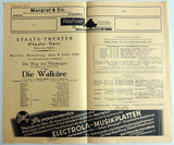 Schillings, Max Von - Program Ring Cycle 1929