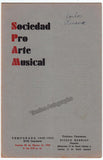 Schnabel, Arthur - Signed Program Havana 1950