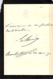 Schneider, Hortense - Autograph Letter Signed