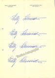 Schneider, Willy - Lot of Signed Letters
