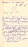 Schroeder-Hanfstaengl, Marie - Autograph Letter Signed 1883
