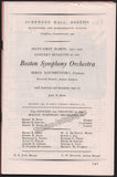 Schuman, William - Signed Program 1941
