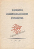 Schuricht, Carl - Concert Programs 1939-1942