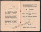 Schuricht, Carl - Concert Programs 1939-1942