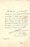 Scribe, Eugene - Autograph Note Signed