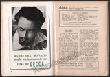 Season Program Arena di Verona 1954 - Callas in "Mefistofele" & "Aida"