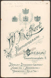 Sedlmeir, Sophie - Signed Cabinet Photo as Isolde 1902