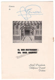 Segovia, Andres - Signed Program Havana 1948