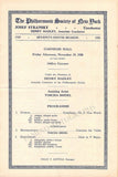 Seidel, Toscha - Lot of 3 Carnegie Hall Concert Programs 1919-1920