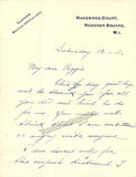 Sheridan, Margaret - Autograph Letter Collection