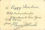 Sheridan, Margaret - Autograph Letter Collection
