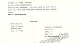 Shostakovich, Dimitri - Signed Note and Envelope 1966