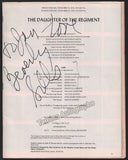 Sills, Beverly - Signed La Fille du Reggiment Program New York 1975