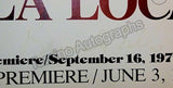 Sills, Beverly - Signed Poster "La Loca" World Premiere 1979