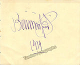 Singer Autographs - Lot of 18 Signatures