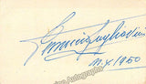 Singer Autographs - Lot of 18 Signatures