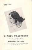 Singer Recital Playbill Lot 1940s