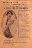 Singer Recitals at Aeolian Hall 1920s - Lot of 10 Playbills
