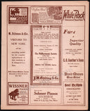 Singer Recitals at Carnegie Hall 1917-1919 - Lot of 7 Programs